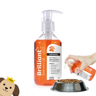 브릴리언트 연어오일 300ml 강아지 고양이 영양제